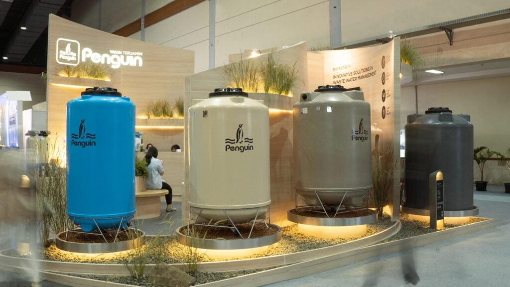 Tangki air terbaik Penguin di Megabuild Indonesia 2025