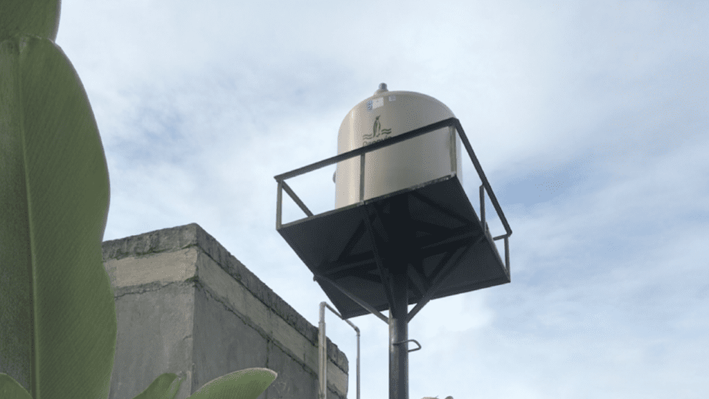 Cara memasang tangki air atas di menara/tower
