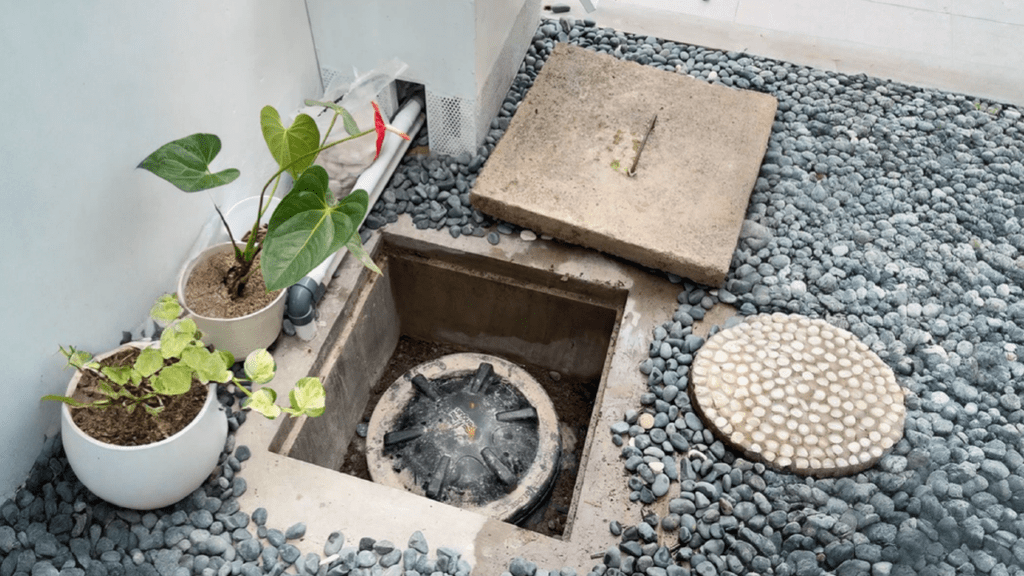 Penutup manhole tangki air pendam