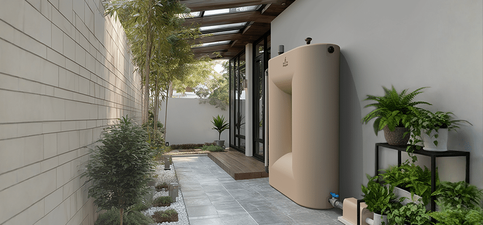 Tangki Air Slim Penguin dengan Desain Sangat Ramping dan Kapasitas Tetap Besar