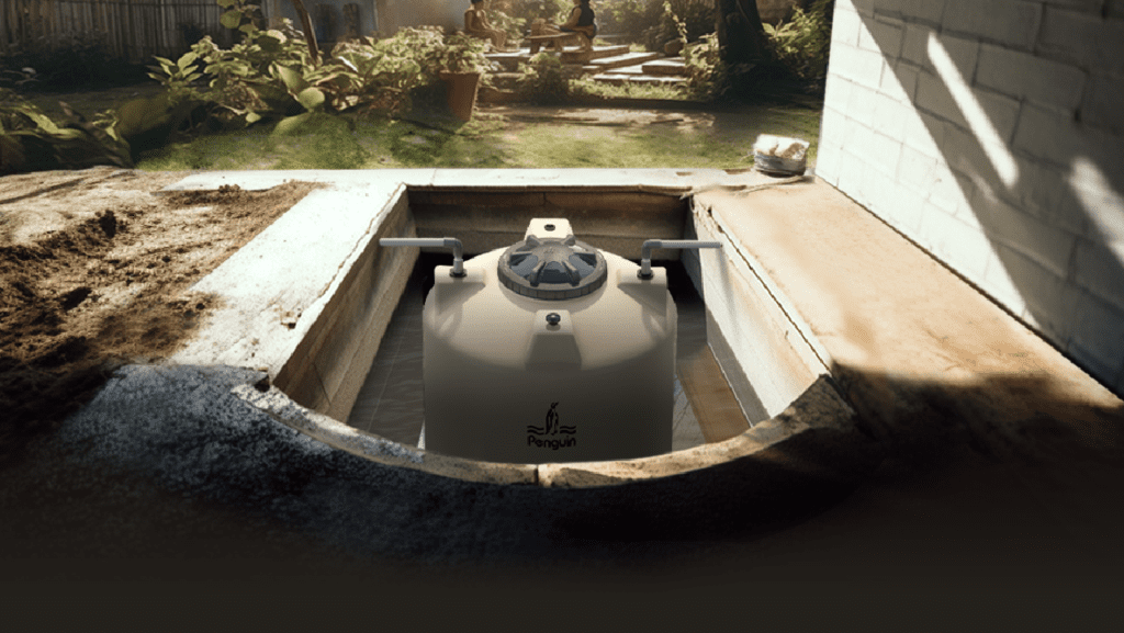 Tangki pendam Underground Tank Penguin untuk menjaga pasokan air bersih