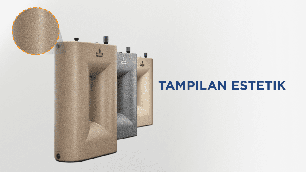 Tangki, toren, tandon air sangat ramping dan estetik Penguin 