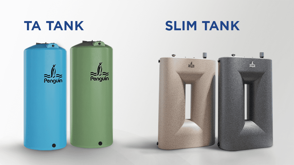 Tangki toren ramping dan slim