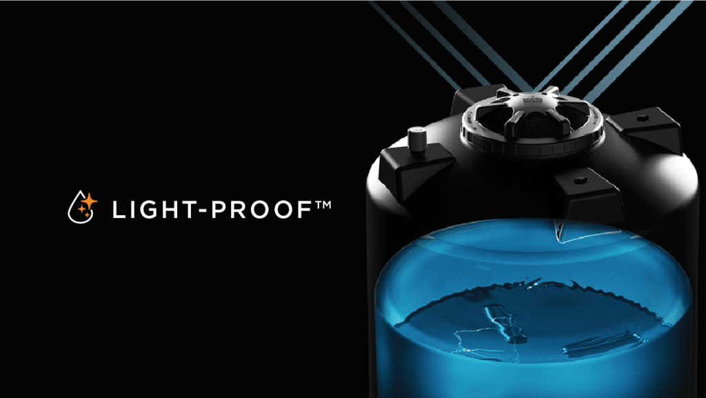 Tangki air Penguin bebas lumut