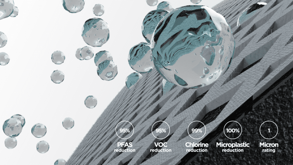 Micron rating filter air kran Bleu Series Matrikx