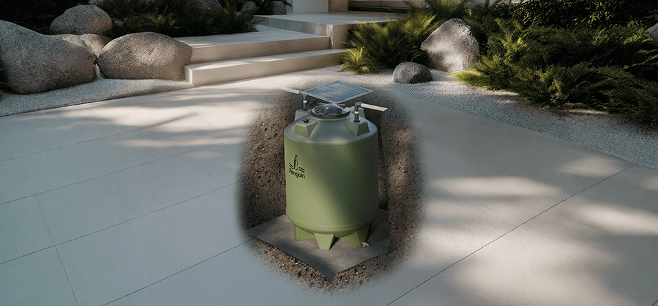 Tangki pendam solusi untuk aliran air PDAM kecil