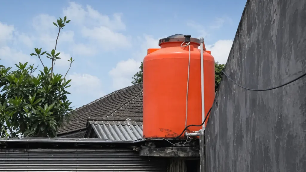 Penyebab tandon air berlumut